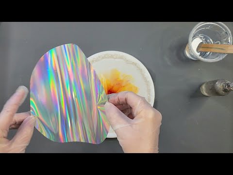 #2278 I Put Holographic Vinyl Over My Resin 3D Bloom!