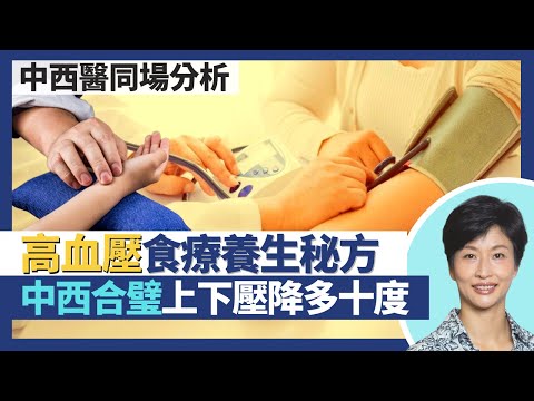 血壓高中醫養生秘方｜高血壓飲食：降血壓DASH飲食+中醫食療 中西合璧上壓下壓多降十度！中藥材保健品功效實證數據分析！田七花降壓兼改善頭暈｜王建芳醫生 註冊中醫師關証顥｜人類健康研究所