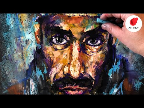 How to Draw OIL PASTEL Portraits for Beginner Artists