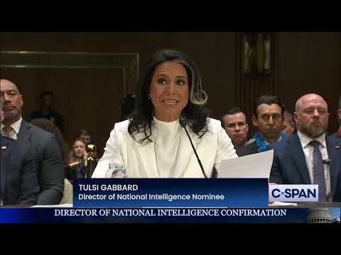 DNI Nominee Tulsi Gabbard Opening Statement
