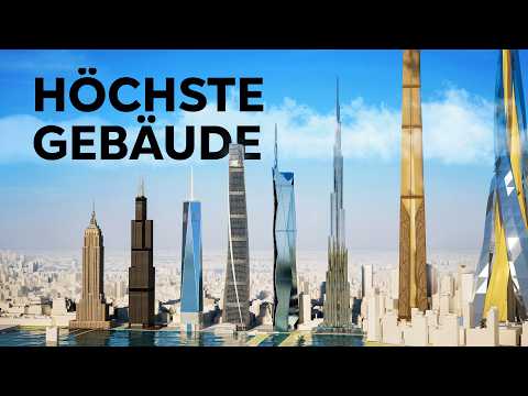 The tallest skyscrapers in the world (3D comparison)
