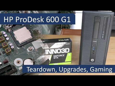 HP ProDesk 600 G1 TWR - Teardown and gaming upgrade