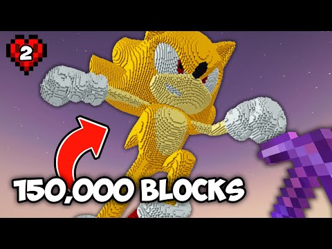 How I Built SONIC in Minecraft Hardcore