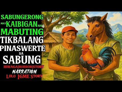 SABUNGERONG MAY KAIBIGANG TIKBALANG BINIGYAN NG MAHIWAGANG MANOK PANABONG | True Story