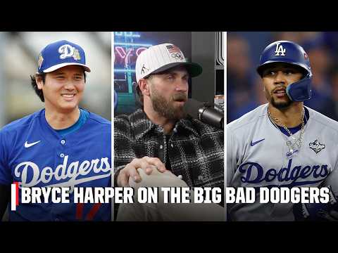 Bryce Harper PRAISES THE DODGERS for their team-building tactics 🤑 | ESPN MLB