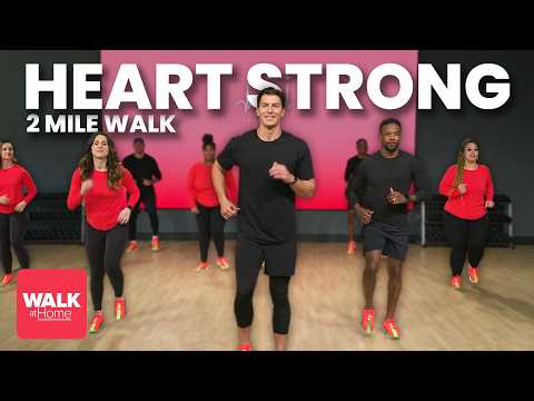30 Minute 2 Mile Walk Workout | Heart Strong! | Walk at Home®