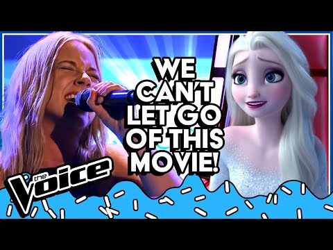 10 AMAZING 🤩 FROZEN ❄️ covers on The Voice!