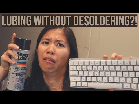 How to Lube Mechanical Keyboard Switches Without Desoldering - 2 METHODS