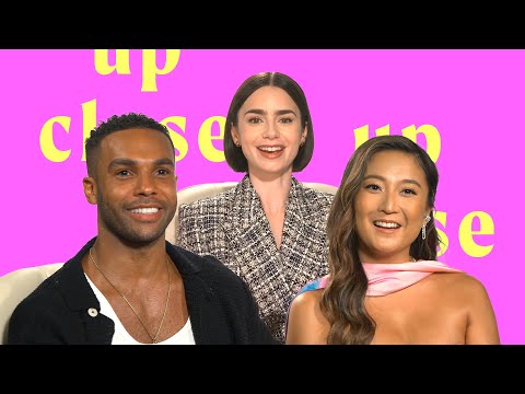 Lily Collins, Lucien Laviscount and Ashley Park Reveal Emily In Paris Secrets | Cosmopolitan UK