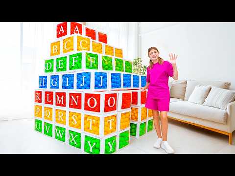 🚀 Play And Build По-Українськи: ABC Будиночок та Кольорові Кульки