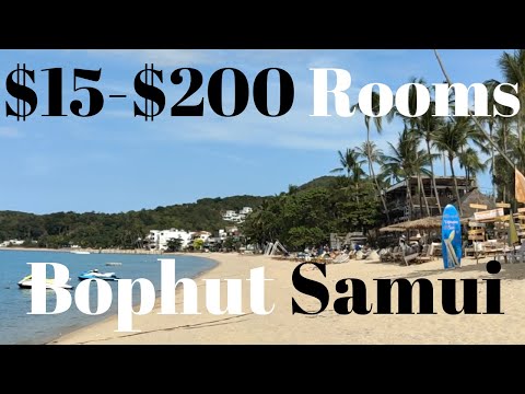 Bophut Top Value Hotels + Beach Tour, Fisherman's Village Koh Samui 2021