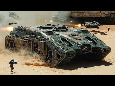 未來美國傾盡全國之力,建造巨型坦克入侵新亞洲,5000萬拍出3億美金的炸裂特效,畫面真實而震撼!