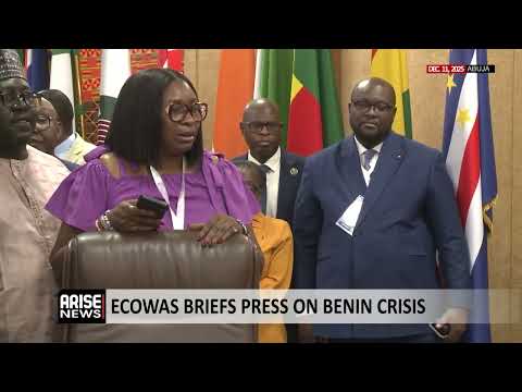 ECOWAS BRIEFS PRESS ON BENIN CRISIS