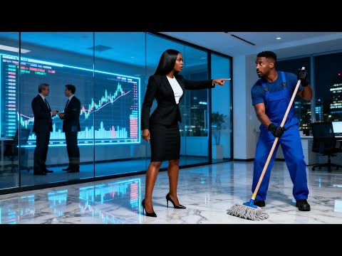 Billionaire CEO Asked the Black Janitor for Financial Advice as a Joke — His Reply Shocked Her