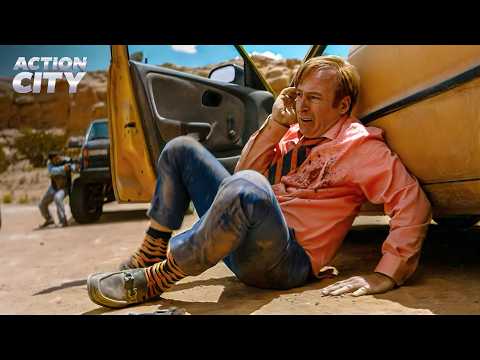 Sniper Saves Jimmy from Cartel Ambush | Better Call Saul (Bob Odenkirk, Jonathan Banks)