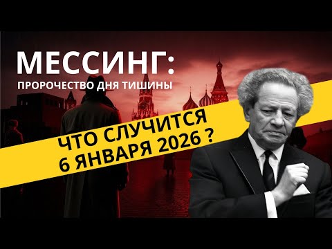 Right now, Messing's Prophecy of January 6, 2026 is being fulfilled.