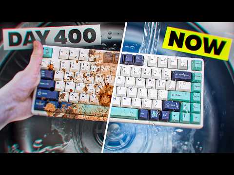 How to ACTUALLY Clean Your Keyboard... (In Under An Hour)