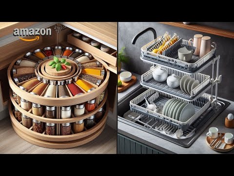 25 Amazon Kitchen Organization & Storage Hacks To Maximize Space in Your Tiny Kitchen! (With Prices)