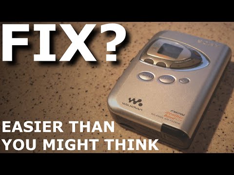 It's (usually) easy to fix a cassette player!