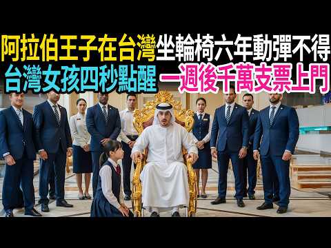 阿拉伯王子在台灣坐輪椅六年，被台灣女孩一句「四秒就能站」點醒；一週後，千萬支票出現在她家門口！#老年故事 #感人故事 #老年生活 #家庭故事 #人生經歷 #故事