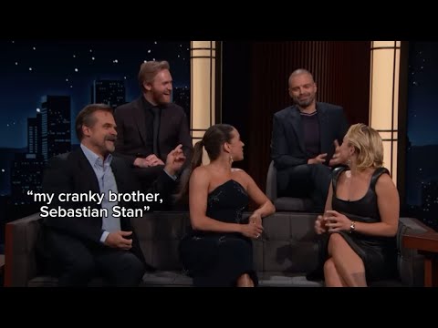 Thunderbolts cast being a chaotic family (just as their characters are) 