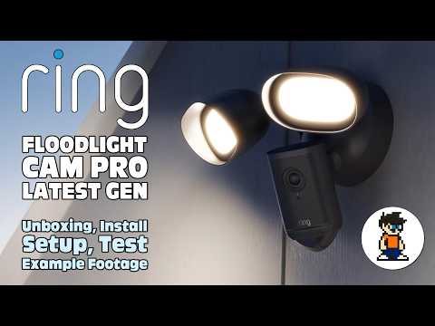 Ring Floodlight Cam Pro : Gen 2 - Unbox / Setup / Review / Test Footage