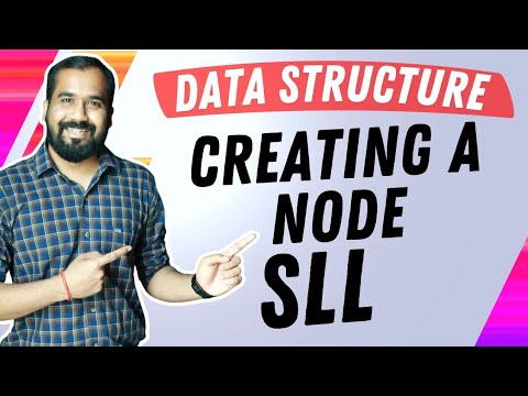 Creating a Node of Singly Linked list Explained in Hindi l Data Structure