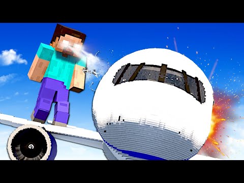 HEROBRINE CAUSES PLANE CRASH?! (Teardown)
