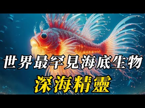 全世界最罕見的10種海底生物，5只腳的魚妳見過嗎？第壹名雌雄同體，不吃不喝仍能存活！#动物 #animals #百科密码 #科普 #野生动物 #知识渊博 #涨知识 #寵物