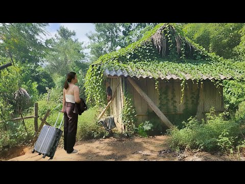 Time lapse 365 Days : Girl Returns to the Forest to Renovate Old House into a Dream Farm