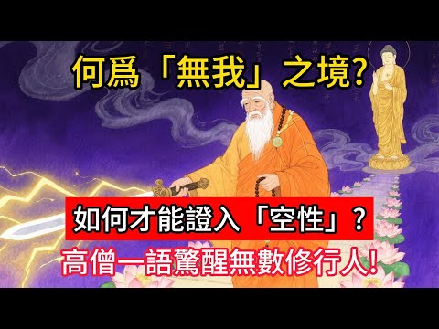 何爲「無我」之境？如何才能證入「空性」？高僧一語驚醒無數修行人。#佛學 #正能量 #菩提解脫道 #佛教文化 #佛教故事 #人生感悟
