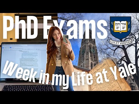 Taking my PhD Comprehensive Exams | A Week in the Life of a Yale History PhD Student (+London Visit)