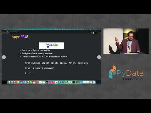 Valerio Maggio - Rethinking Data Visulisation with PyScript | PyData London 2022