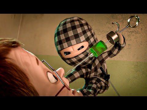 ولد صغير بيكتشف إن الدمية بتاعته نينجا حقيقي | الملخص كامل | ملخص فيلم Checkered Ninja
