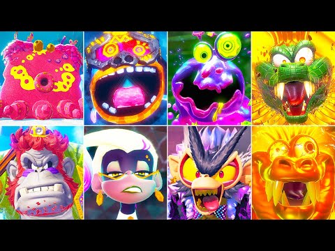 Donkey Kong Bananza - All Bosses (No Damage)