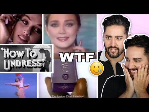 Reacting To Vintage Beauty Adverts - What The Actual F*ck 🥲 💜🖤 The Welsh Twins