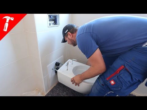 WITHOUT water damage - Install a rimless toilet