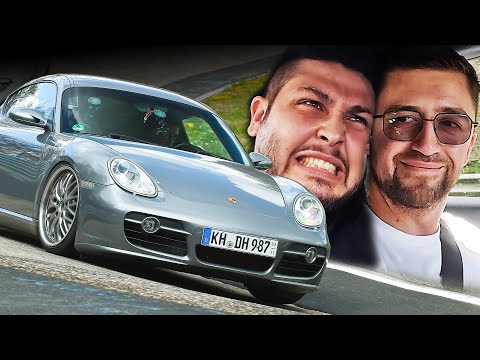 😱TERRIFIED Passenger in Porsche 987 Cayman S // Nürburgring