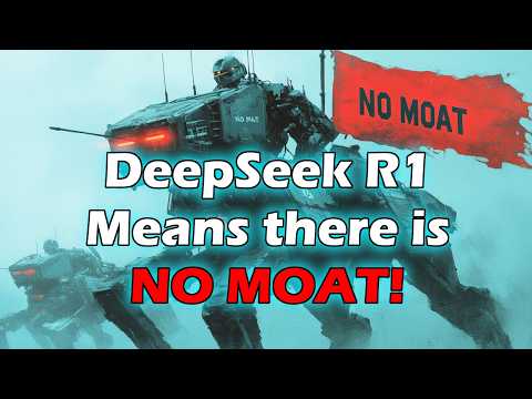 DeepSeek R1 just caught up with OpenAI's o1 - There is no moat! What does this mean?