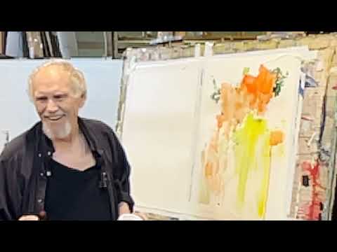 Frank O'Cain Demo 6 11 24:  Creating an Abstract Watercolor with a Limited Palette