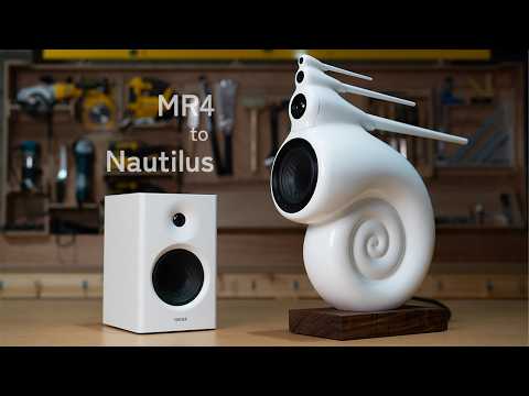 The Ultimate DIY B&W Nautilus Speakers Build from $100 Edifier MR4 [EN subtitles]