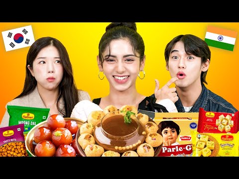 [Indian K-pop Idol] Koreans Try Indian Snacks For The First Time #XIN | KATCHUP
