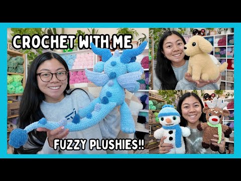 Making Plushies Just For Fun (finally making what I want!) 🧶 Crochet With Me Amigurumi Studio Vlog