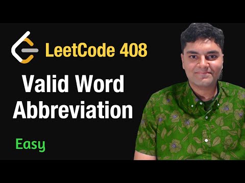 Valid Word Abbreviation - Leetcode 408 - Python