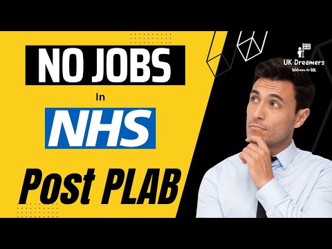 NO Jobs after PLAB ?  How to get jobs in NHS after PLAB.  #plab #gmc #nhs