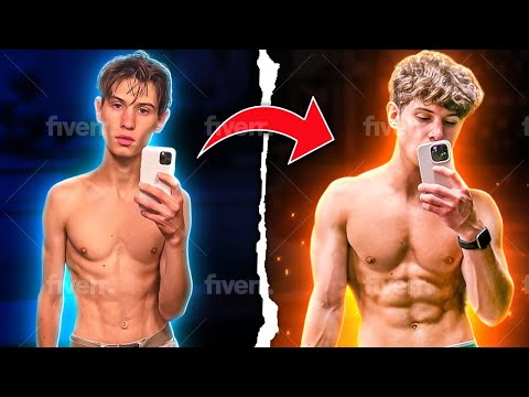My 1 Year Natural Gym Transformation (Skinny To Muscular)