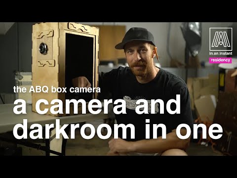 The Albuquerque Box Camera, a camera & darkroom all inside one mammoth photography machine