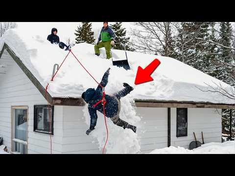 ЭПИЧНЫЕ МОМЕНТЫ И ФЕЙЛЫ УБОРКИ СНЕГА, СНЯТЫЕ НА КАМЕРУ