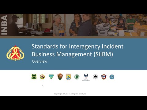 NWCG Standards for Interagency Incident Business Management (SIIBM), PMS 902 Overview