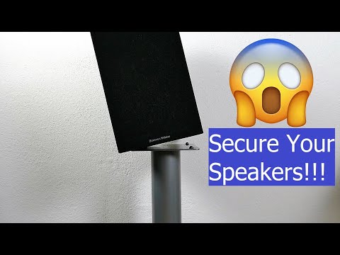 Securing Speakers to their Stands (Budget TIP!)